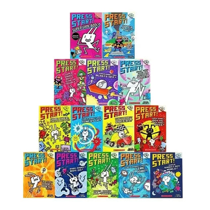New New 14 Books/set Branches Children Cartoon for Kid Books English Press Start!Super Rabbit Boy Reading Edition Scholastic Good Vibrations
