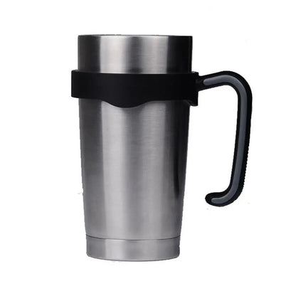 Water Bottle Tumbler Cup Handle for Yetti Rambller 20oz/30Oz Travel Mug Holder  Car Vehicle Cup Drink Holder Rack Bottle Holder Good Vibrations Adult Super Store