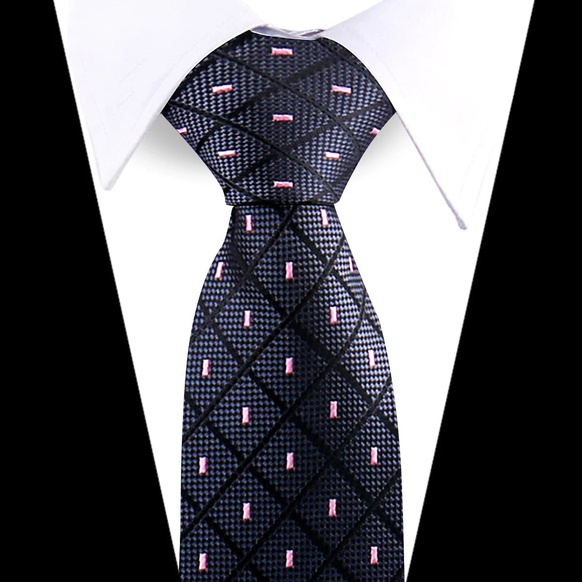 Elegant Ties For Men Fashion Item Necktie High Quality Classic Men Tie Suit Accessories Wedding Gifts Business Party Wholesale Good Vibrations