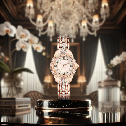 New women's watches are fashionable, trendy, simple, niche, high-end, light luxury, high beauty women's quartz watches Good Vibrations