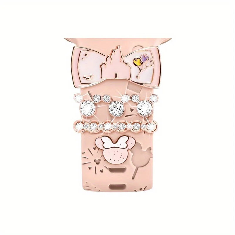 Adorable Cartoon-Themed Watch Strap Charms & Decorative Buckles for a Stylish Wristwear Upgrad Good Vibrations