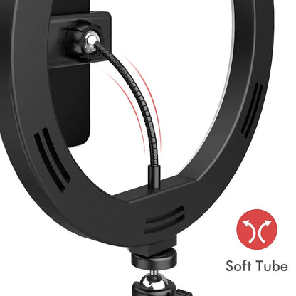 26cm LED Selfie Ring Lamp Photographic Selfie Ring Lighting USB Remote Fill light For Tiktok Video Live with Phone Holder Tripod Good Vibrations Adult Super Store
