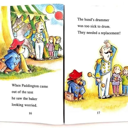 8 Books/set English Picture Book I Can Read Paddington Cartoon Storybook Kids Early Education Children's Learning Book Add Audio Good Vibrations