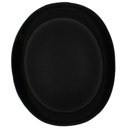 Men Women Felt Bowler Hat Classic Party Hats Lightweight Derby Fedora Hats Costume Accessories Good Vibrations