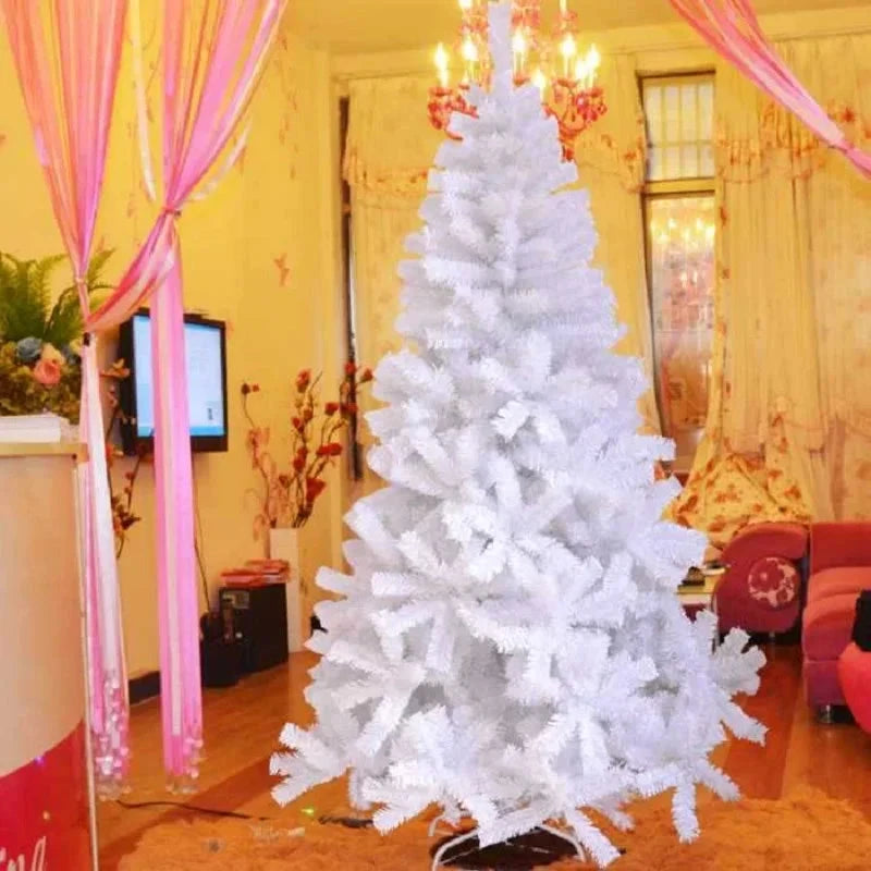 Artificial Christmas Tree PVC Encrypted White Christmas Tree 90cm-210cm Christmas  Party Atmosphere Home Decoration Supplies Good Vibrations