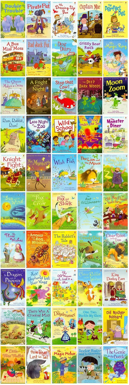 The Usborne 1st 2nd 3rd 4th Reading Collection Library English Picture Book Learning Education Help Children Grow As A Reader Good Vibrations