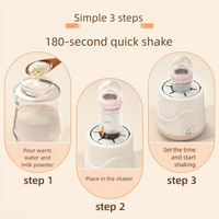 Adjustable Electric Baby Milk Blender Without Lumps 3 Modes Electric Powder Mixer Easy To Use Universal Milk Preparation Machine Good Vibrations
