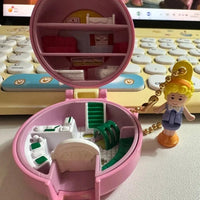 Bandai Polly Pocket Official Articulated Miniature Keychain Authentic Collectible Japanese Model Kit Gift for  Kids Adults Fans Good Vibrations