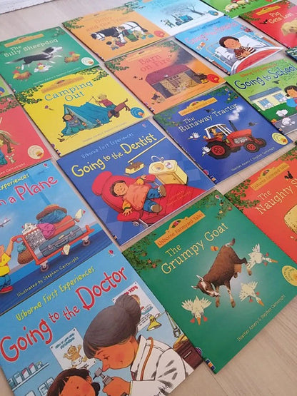 20Books/set 15X15Cm Kids Usborne Picture Books for Children Baby Famous Story English Child Book Educativo Infantil Good Vibrations