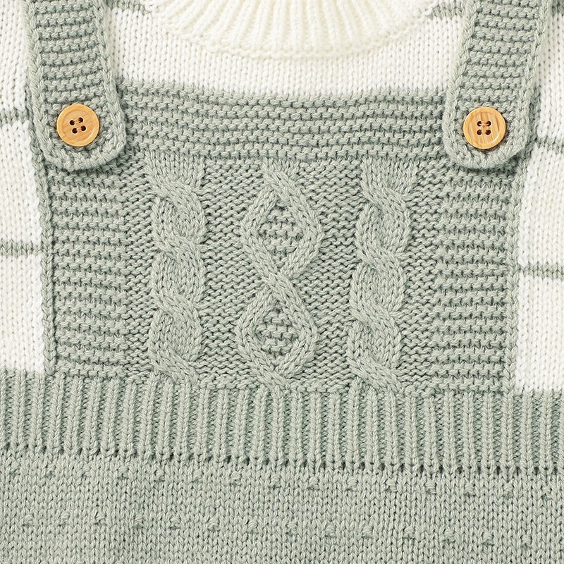 Baby Bodysuits Long Sleeve Spring Autumn Outwear Newborn Boy Girl Knitted Onesie Winter One Pieces Toddler Infant Unisex Clothes Good Vibrations