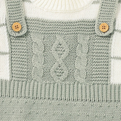 Baby Bodysuits Long Sleeve Spring Autumn Outwear Newborn Boy Girl Knitted Onesie Winter One Pieces Toddler Infant Unisex Clothes Good Vibrations
