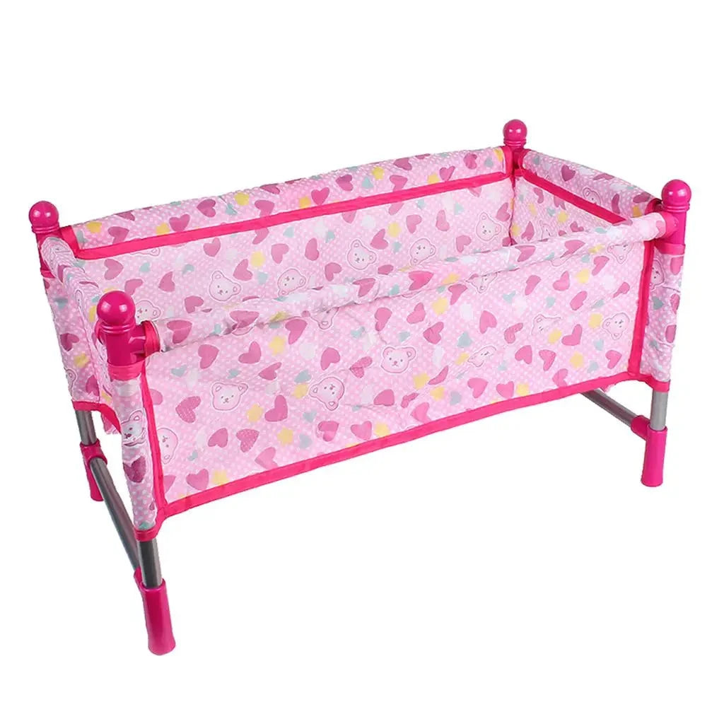 Bed - Dolls - Includes Mattress & Bedding, Kids indoor Playset Good Vibrations