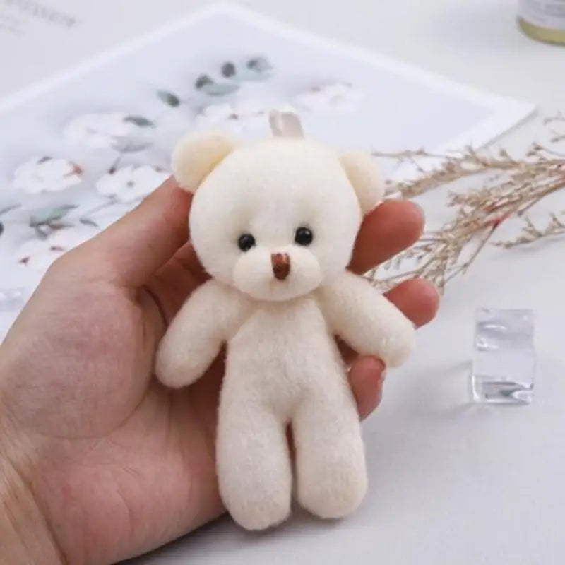10/12/18/20Pcs Birthday Wedding Party Favors Supplies DIY Accessory Mini Cute Cartoon Plush Bear Girl Gift Doll Toys Good Vibrations