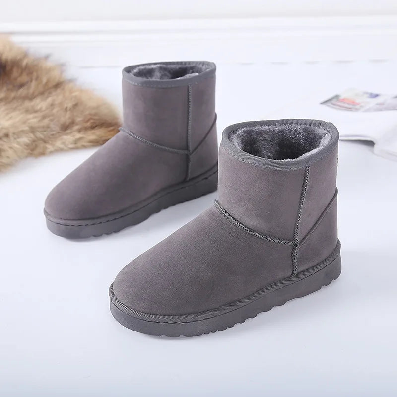 Women Snow Boots Australia Classic  Women Ankle Boots Customized Winter Faux Fur Women Shoes Good Vibrations