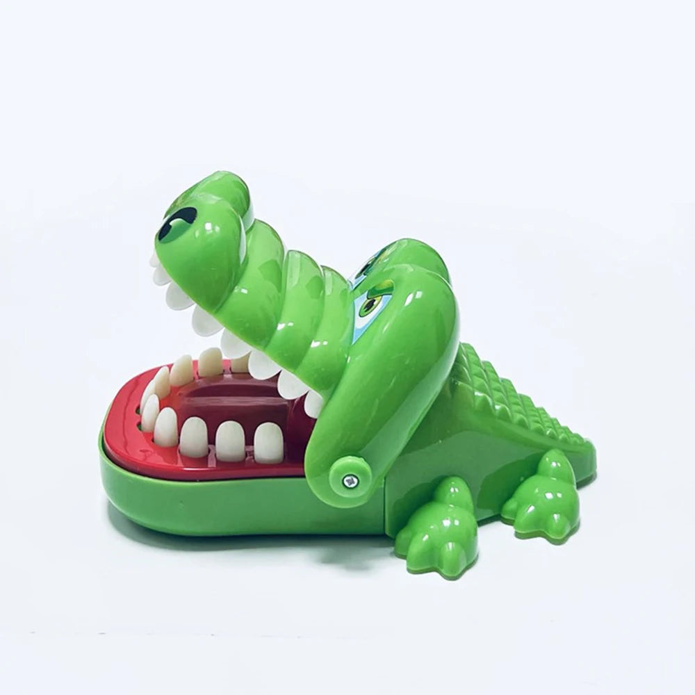 Crocodile Teeth Toys Children's Crocodile Bites Fingers Reaction Training Novelty Children's Lucky Game Trick Decompression Toy Good Vibrations