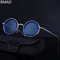 2025 Steampunk Sunglasses For Men Fashion Round Punk Sunglasses Vacation Oculos Outdoor Glasses Vintage Designer Trending Lentes Good Vibrations