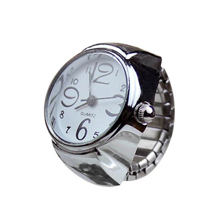 Fashion Rings Finger Watches for Women Men 2025 Fashion Party Quartz Watches Unisex Couple Rings Jewelry Gifts Good Vibrations