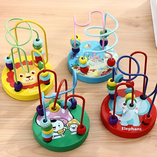 Educational toys for children under one year old-Montessori maze/finger game, used to develop fine motor skills 12x9x9 cm, used Good Vibrations