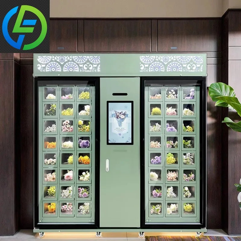 2025 Flower Vending Machine Supplier Shopping Mall Touch Screen Flower Vending Machine Good Vibrations