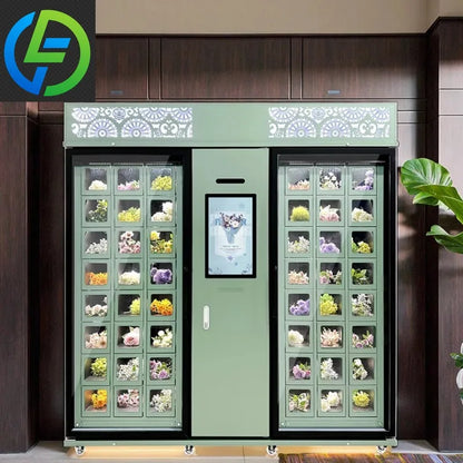 2025 Flower Vending Machine Supplier Shopping Mall Touch Screen Flower Vending Machine Good Vibrations