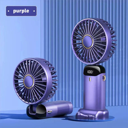 New Electric Fan Portable Air Conditioner Mini Cooler Rechargeable Neck Fans for Home Free Shipping Hand Usb Conditioning Blades Good Vibrations