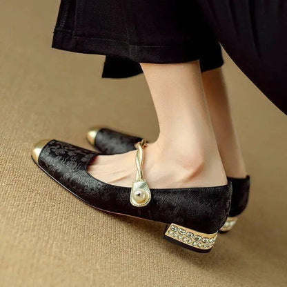 Shoes for Woman 2024 Flats Formal Women's Summer Footwear Low Heel Elegant Moccasins Flat Pointed Toe Non Slip on Promotion E 39 Good Vibrations