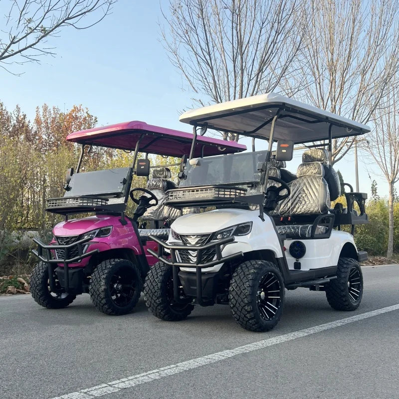 2/4/6/8 Seats Hunting Golf Cart Street Legal Electric off Road Golf Carts Car Buggy Golf Scooter Gocart Good Vibrations