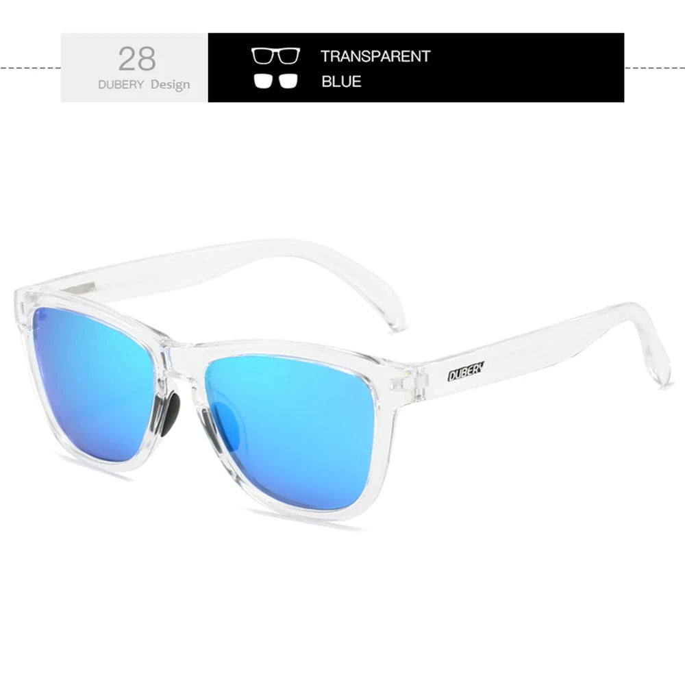 DUBERY Full Rim Polarized Sunglasses For Men And Women 28 Colors Model 550 Good Vibrations