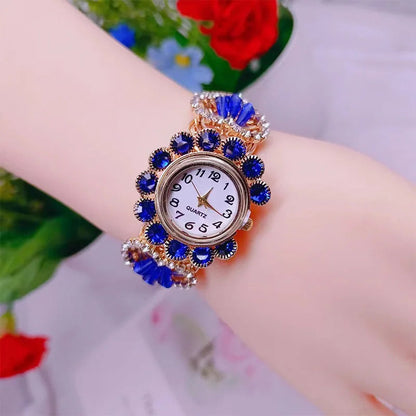 New Fashion Top Watches For Woman Big Vintage Casual Quartz Watch Ladies Stainless Steel Bracelet Watches For Gifts Reloj Mujer Good Vibrations