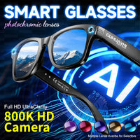 New Sunglasses Smart Glasses 8 Million Pixels Recording Videos AI Photo Recognition Answer Translation 290mAh Bluetooth Glasses Good Vibrations