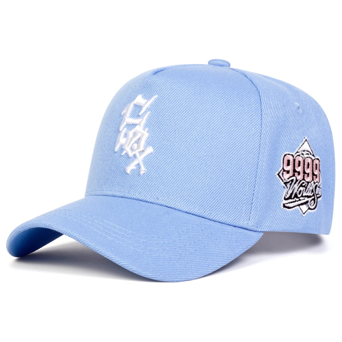 Unisex SOX 9999 Letter Embroidery Baseball Caps Outdoor Adjustable Spring and Autumn Casual Sunscreen Hat Good Vibrations