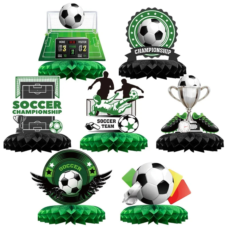 Football Party Disposable Tableware Boys Kids 1st Birthday Party Decorations Sports Soccer Theme Birthday Party Supplies Decor Good Vibrations