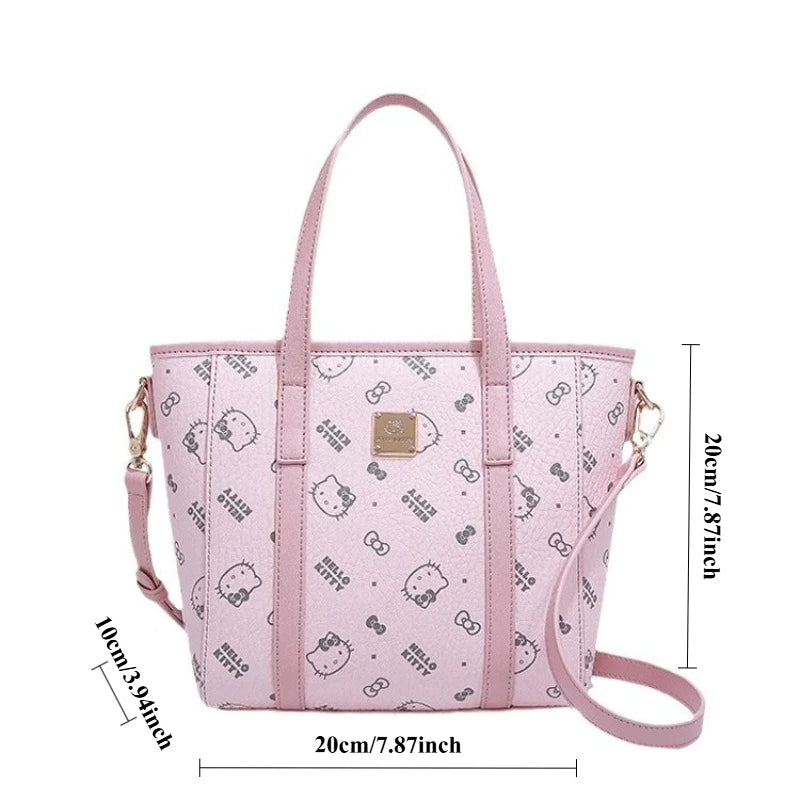 Hello Kitty Handbags Women Fashion Satchel Portable Tote Purses and Handbags Crossbody Bags for Women Designer Bag Good Vibrations