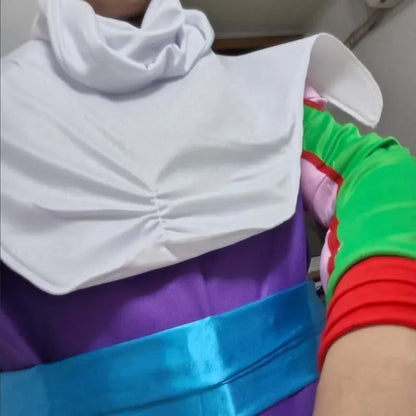 Anime Piccolo Costume Adult Men Son Goku Jumpsuit Halloween Party Cosplay Role Play Clothes Comic Con Carnival Dress Up Good Vibrations