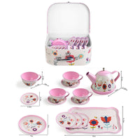 DIY Pretend Play Toy Simulation Tea Set Tableware Play House Kitchen Afternoon Tea Game Toys Gifts For Children Kids Girls Good Vibrations