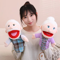 28-33cm Kids Plush Finger & Hand Puppet Popular Activity Boy Girl Role Play Bedtime Story Props Family Role Playing Toys Doll Good Vibrations
