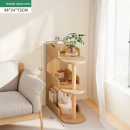 Bedroom bedside clip gap storage shelf storage cabinet small bookshelf floor rack Good Vibrations