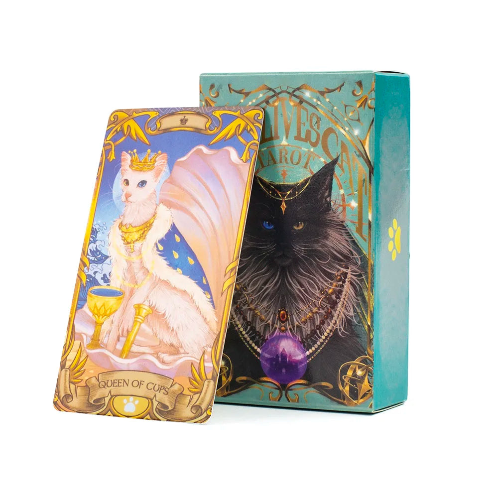 The Classic Tarot Cards Deck 78Pcs For Easy Beginners Fate Fortune Telling Party Tabletop Board Game Toy Good Vibrations