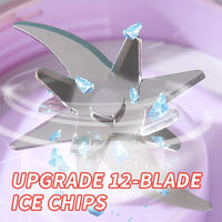 2025 New Portable Blender 700ML Juice Maker Smoothie Shaker 2 in 1 Bottle with Steel Blades for Home Gym Travel Use Good Vibrations