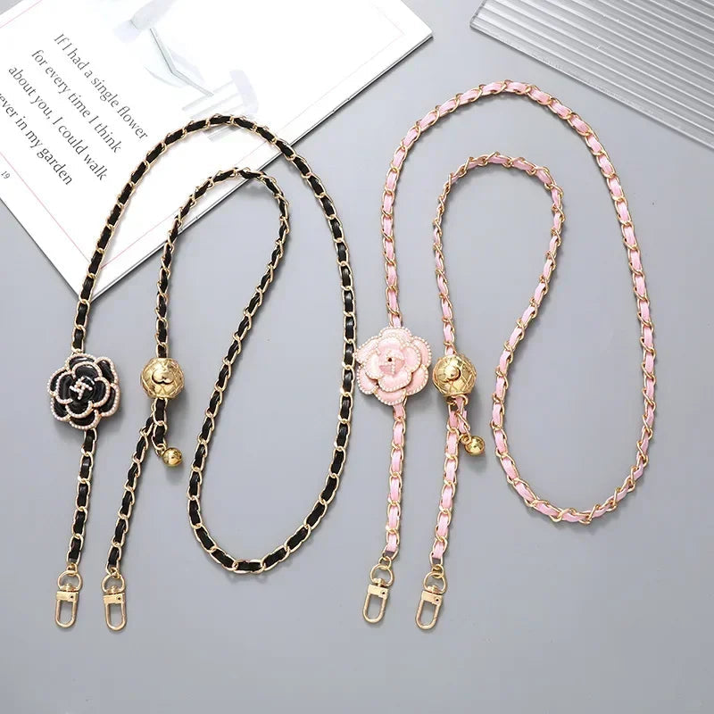 Camellia Cross Body Mobile Phone Chain Good Vibrations