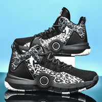 Basketball Shoes Men Field Training Non-slip High-top Luxyry Design Mesh Breathable Sneakers Pro Original Kids Basketball Boots Good Vibrations