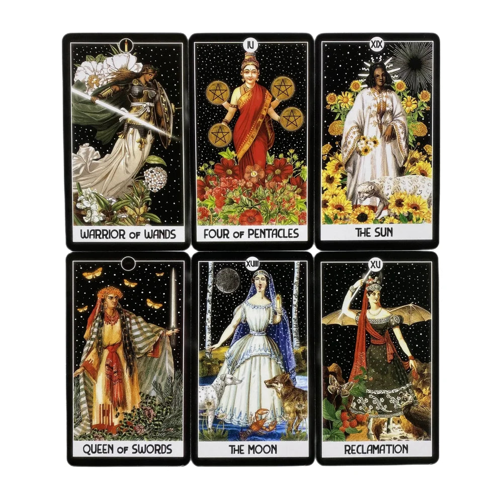 The Intuitive Night Goddess Tarot Decks High Quality Board Game Fun Divination Tarot For Beginners Good Vibrations