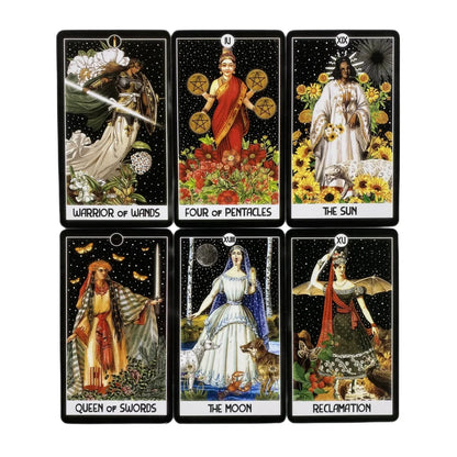 The Intuitive Night Goddess Tarot Decks High Quality Board Game Fun Divination Tarot For Beginners Good Vibrations