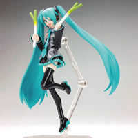 Anime FIGMA Hatsune Miku Action Figures Movable Joints Contain The Props Desktop Decoration Collection PVC Model Toys Kids Gifts Good Vibrations