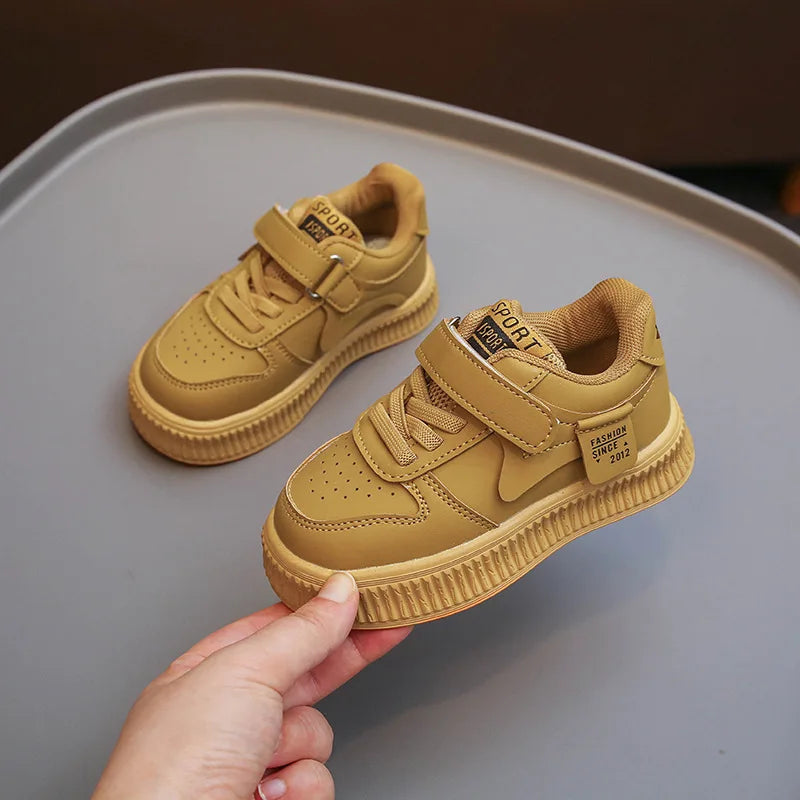 Spring Autumn Children Shoes Small White Shoes Low-top Board Girls Baby Sneaker New Kids Sport Shoes Boys Student Casual Sneaker Good Vibrations