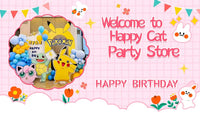 Hello Kitty Birthday Invitation Cards Pokemon Pikachu Invitations PAW Patrol Greetings Card Celebrate Birthday Party Supplies Good Vibrations