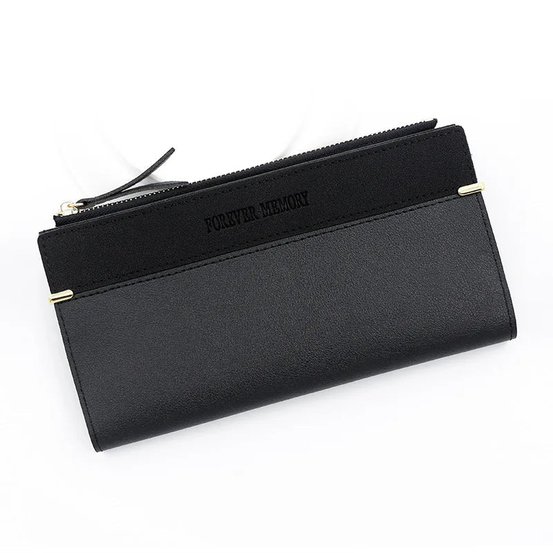 Long Purses For Women Wallet New Fashion Long Coin Purse Card Holder Small Ladies Wallet Female Hasp Mini Clutch billetera bolas Good Vibrations