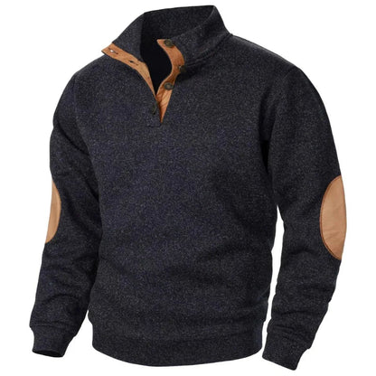 Men's Autumn Spring Stand Collar Long Sleeve Sweatshirts Top Casual Warm Pullover Outdoor Streetwear for Men Sport Riding Coats Good Vibrations