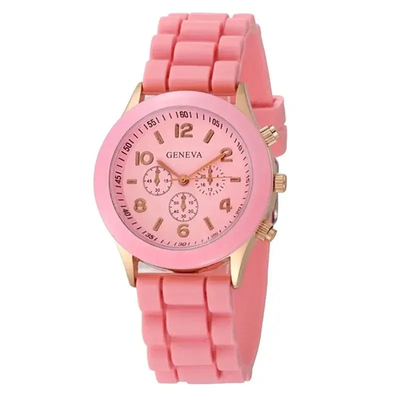 Women Watches 2025 New Fashion Luxury Brand Women's Watch Silicone Strap Quartz Wrist Watch For Female Relogio Feminino Zegarki Good Vibrations