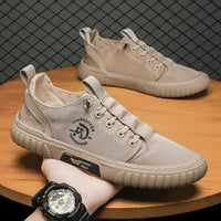 Men Casual Shoes Breathable Ice Silk Male Loafers Slip on Walking Flats Shoes Vulcanized Shoes for New Men Comfortable Sneakers Good Vibrations